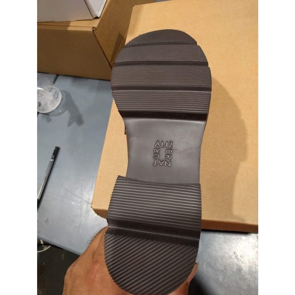 Naturalizer Womens Darcy Tassel Penny Loafer with Heel Brown Multi Leather 7.5 - Picture 3 of 3